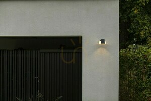 Kinkiet zewnętrzny LED Lutec Moon 5206001118 szary 11,1W IP54 small 5