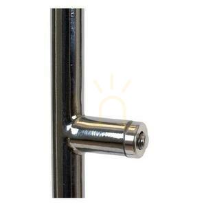 Lampa podłogowa LED Lucide Aaron srebrna metalowa dimmable 10W 1000 lm 134 cm small 3