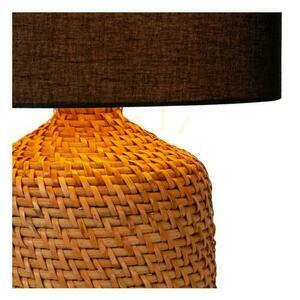Lampa stołowa Lucide ARRAH drewniana rattanowa Japandi 50 cm E27￼ small 2