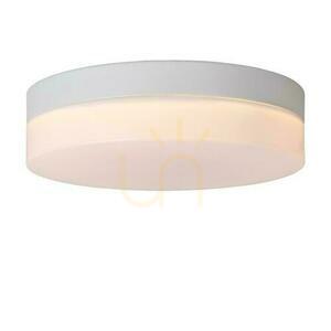 Plafon łazienkowy LED Lucide Biskit biały 23 cm 12 W IP44 z czujnikiem ruchu 79111/24/31 small 2
