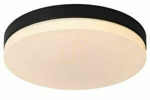 Plafon łazienkowy LED Lucide Biskit czarny IP44 40 cm 36W small 0