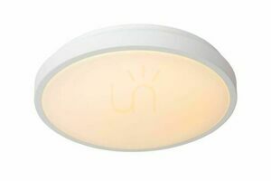 Plafon łazienkowy Lucide DASHER LED z czujnikiem ruchu i zmierzchu, biały, Ø 34,8 cm, 18 W, IP44, 79110/35/31 small 0