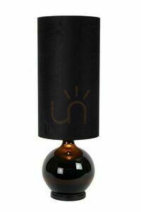 Lampa podłogowa Lucide ESTERAD czarna retro szkło tkanina 100 cm 10719/81/30 small 0