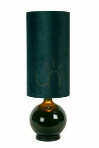 Lampa podłogowa Lucide ESTERAD zielona retro szkło tkanina 100 cm 10719/81/33 small 0