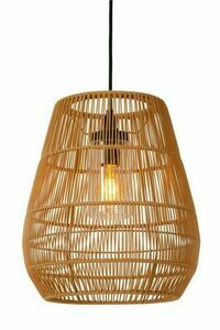 Lampa zewnętrzna wisząca Lucide Nerida drewno jasne ciemne IP44 E27 35 cm 03844/01/72 small 0