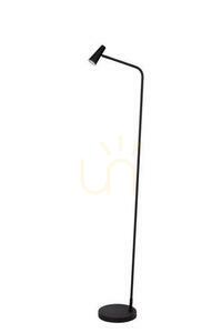 Lampa podłogowa Lucide Stirling LED czarna metalowa 136 cm 3 W 36720/03/30 small 1