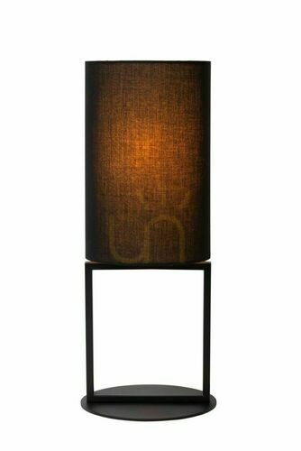 Sprawdź Lampa stołowa Lucide HERMAN czarna Japandi 50 cm E27 30562/81/30