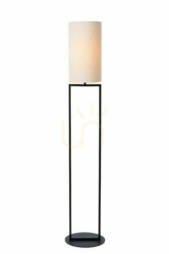 Sprawdź Lampa podłogowa Lucide Herman beżowa czarna Japandi 137 cm 30762/81/38