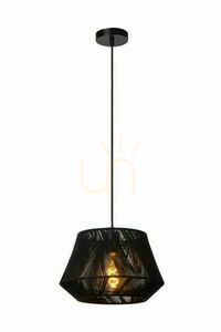 Lampa wisząca Lucide Jessica czarna 30 cm Japandi 10421/30/30 small 0