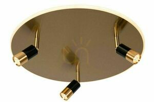 Plafon Lucide JUBEL złoty czarny LED 48 cm stal 71101/48/02 small 0