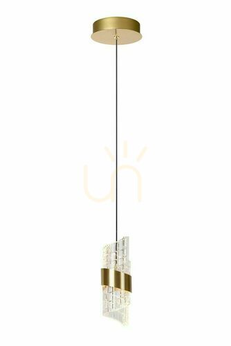 Sprawdź Lampa wisząca Lucide Kligande złota LED 7W 13 cm 13496/07/02