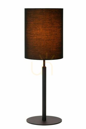 Sprawdź Lampa stołowa Lucide MAYA czarna złota Japandi 48 cm E27 45509/81/30