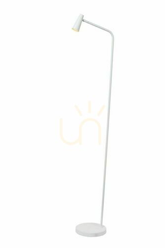 Sprawdź Lampa podłogowa Lucide Stirling LED 3W biała metalowa 136 cm 36720/03/31