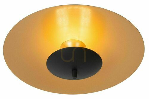 Sprawdź Plafon Lucide Vulcan czarny złoty LED 35 cm 9 W dimmowany