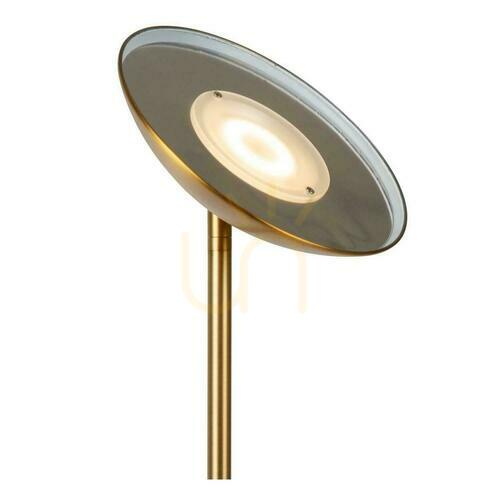 Sprawdź Lampa podłogowa Lucide Zenith LED 20W złota metalowa 180 cm 19791/20/02