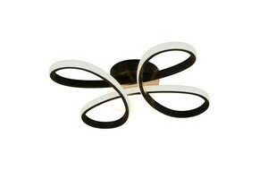 Plafon LED TRIO FLY 645610132, czarny mat, 40 cm, 3000 K small 1
