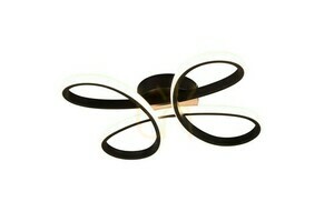 Plafon LED TRIO FLY 645610132, czarny mat, 40 cm, 3000 K small 0