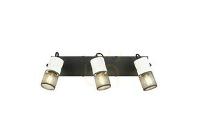 Reflektor sufitowy Trio TOSH 3 × E14 czarno-biały 804300334 small 1