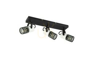 Reflektor sufitowy Trio TOSH 3 × E14 czarno-biały 804300334 small 2