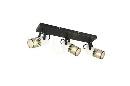 Sprawdź Reflektor sufitowy Trio TOSH 3 × E14 czarno-biały 804300334
