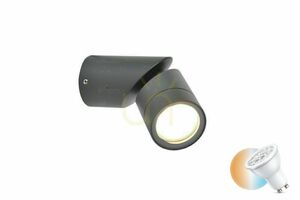 Kinkiet zewnętrzny Lutec Tubon 5198501118 LED 7W szary IP54 small 0