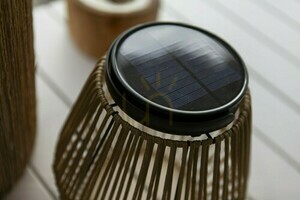 Lampa solarna ogrodowa Lutec Coppa Solar 6933708330 czarna LED 2,8W 300 lm 21,4 cm small 2