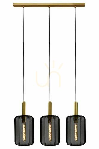 Sprawdź Lampa wisząca Lucide Corina czarna 3xE27 Japandi 90 cm