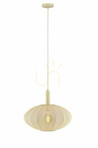 Lampa wisząca Lucide CORINA beżowa Japandi 50 cm tkanina 03447/52/38 small 0