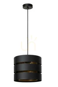 Lampa wisząca Lucide ROSAS czarna złota metalowa 26 cm 21433/01/30 small 1