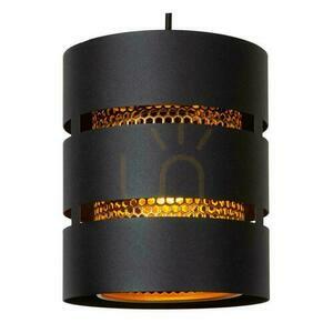 Lampa wisząca Lucide ROSAS 3xE27 czarna złota 43 cm metalowa small 2