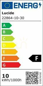 Kinkiet zewnętrzny Lucide HUPS czarny LED 10W IP54 z czujnikiem ruchu 22864/10/30 small 2