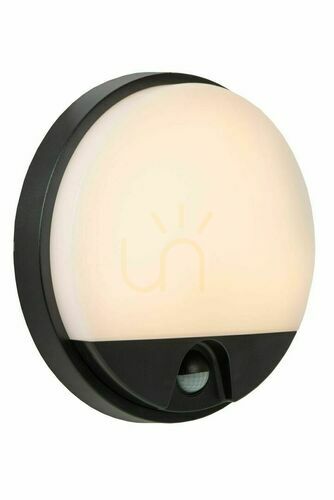 Sprawdź Kinkiet zewnętrzny Lucide HUPS czarny LED IP54 czujnik ruchu 22863/10/30