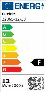 Kinkiet Zewnętrzny Lucide FINN Czarny LED IP54 12W 1200lm 3000K 22865/12/30 small 5