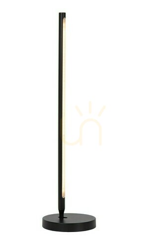 Sprawdź Lampa stołowa LED Lucide FINAN czarna aluminiowa 59 cm 11 W z dotykiem 394 lm