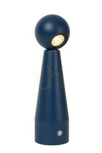 Lampa stołowa Lucide IPSOS niebieska LED 3W aluminiowa 22 cm 33500/03/35 small 0