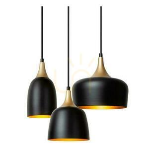 Lampa wisząca Lucide CHAYANNE 05446/13/30 czarna 3xE14 LED aluminiowa nowoczesna small 1