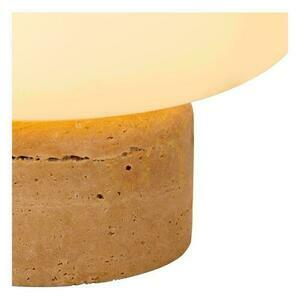 Lampa stołowa Lucide ANSTON z opalowego szkła i trawertynu 1xE14 05552/01/61 small 1