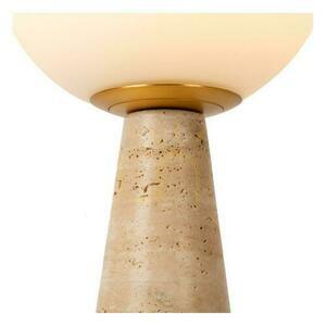 Lampa stołowa Lucide EVIN szara szkło marmur Japandi 05551/01/61 small 2