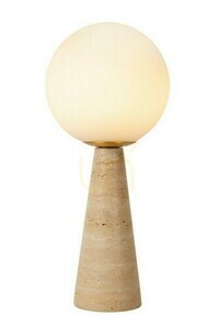 Lampa stołowa Lucide EVIN szara szkło marmur Japandi 05551/01/61 small 0