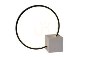 Lampa stołowa Lucide CIRKELIS czarna LED 6W aluminiowa 32 cm 05555/06/30 small 0