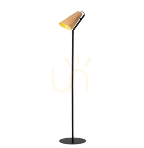 Lampa podłogowa Lucide Bensen rattan drewno czarna Japandi 152 cm 05753/81/73 small 0