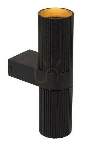 Sprawdź Kinkiet Lucide CLUBS czarny 2xGU10 LED metalowy nowoczesny 09239/02/30