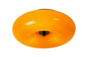 Plafon Lucide Sentino czarny 3-punktowy G9 szkło metal 29,5 cm small 0
