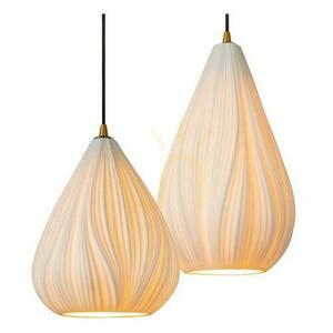 Lampa wisząca Lucide Cinzia 4xE27 biała Japandi 40 cm 13452/04/31 small 1