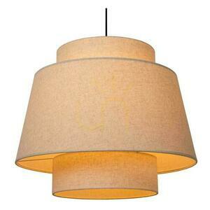 Lampa wisząca Lucide TRIBUTE beżowa 60 cm Japandi E27 21435/60/38 small 1