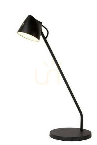 Sprawdź Lampa biurkowa LED Lucide Milne czarna 8 W 600 lm dotykowa 44516/06/30
