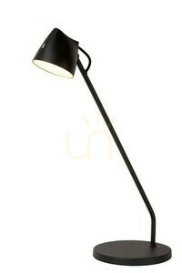 Lampa biurkowa LED Lucide Milne czarna 8 W 600 lm dotykowa 44516/06/30 small 0