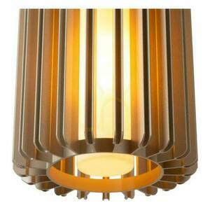 Lampa wisząca Lucide Lambres 3xE27 taupe aluminiowa 40 cm small 1