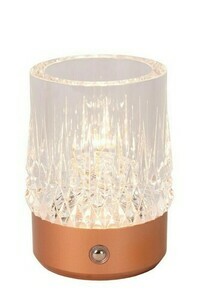 Lampa stołowa LED LILI Lucide złota akryl 8 cm 46520/03/17 small 0
