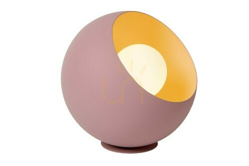 Sprawdź Lampa stołowa Lucide DOREDOS różowa metalowa 20 cm 51500/20/66
